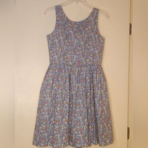 Polo by Ralph Lauren Blue and Purple Sleeveless Sundress